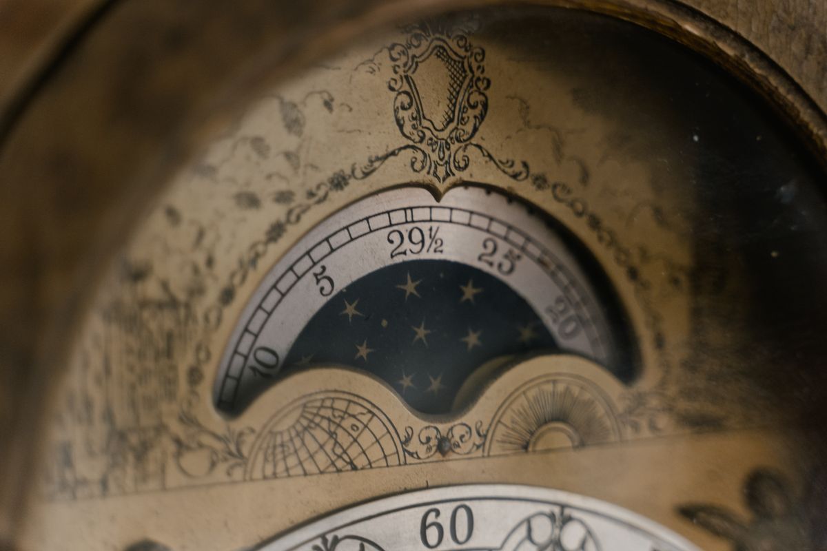 Vintage Brass Barometer