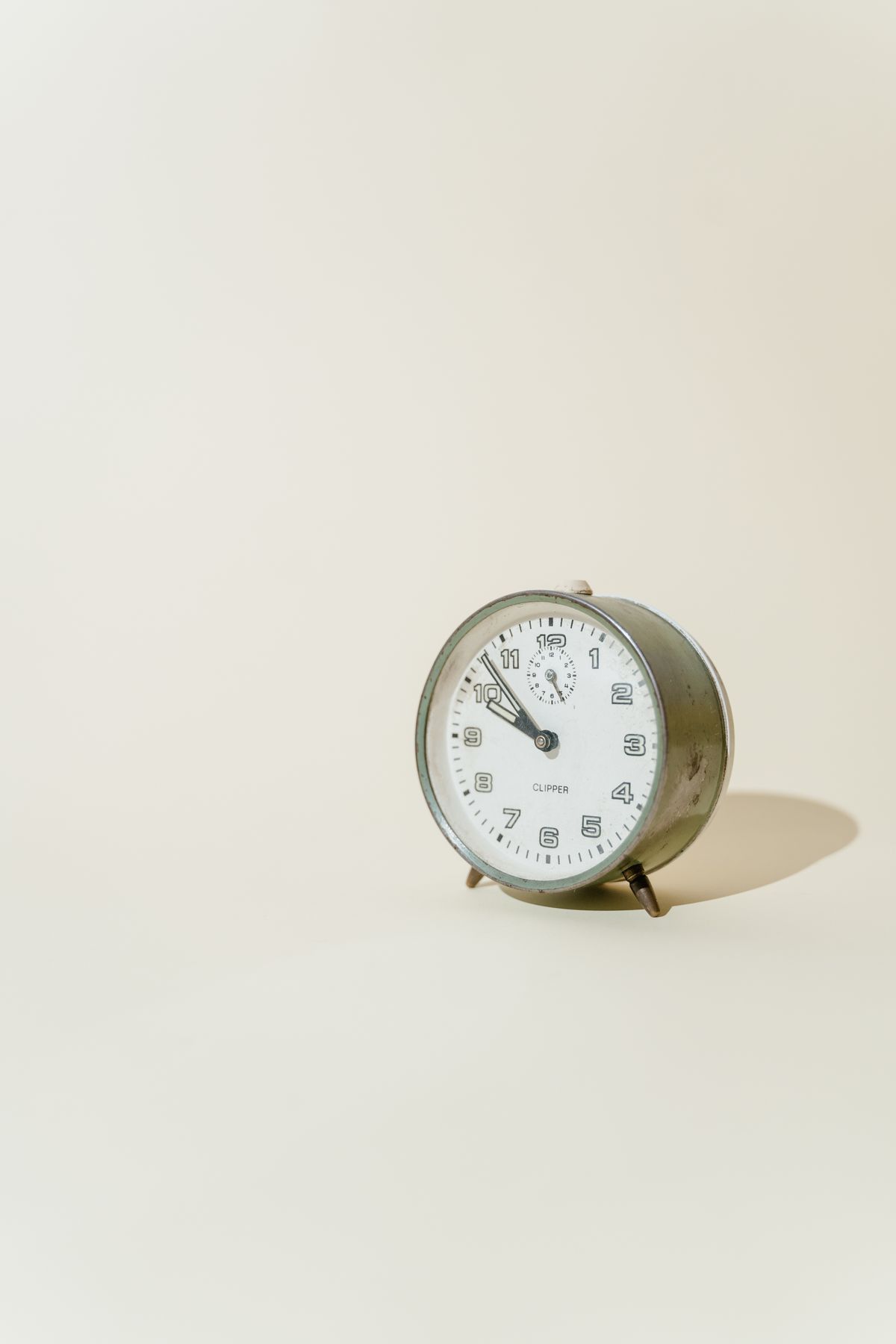 Retro Silver Alarm Clock