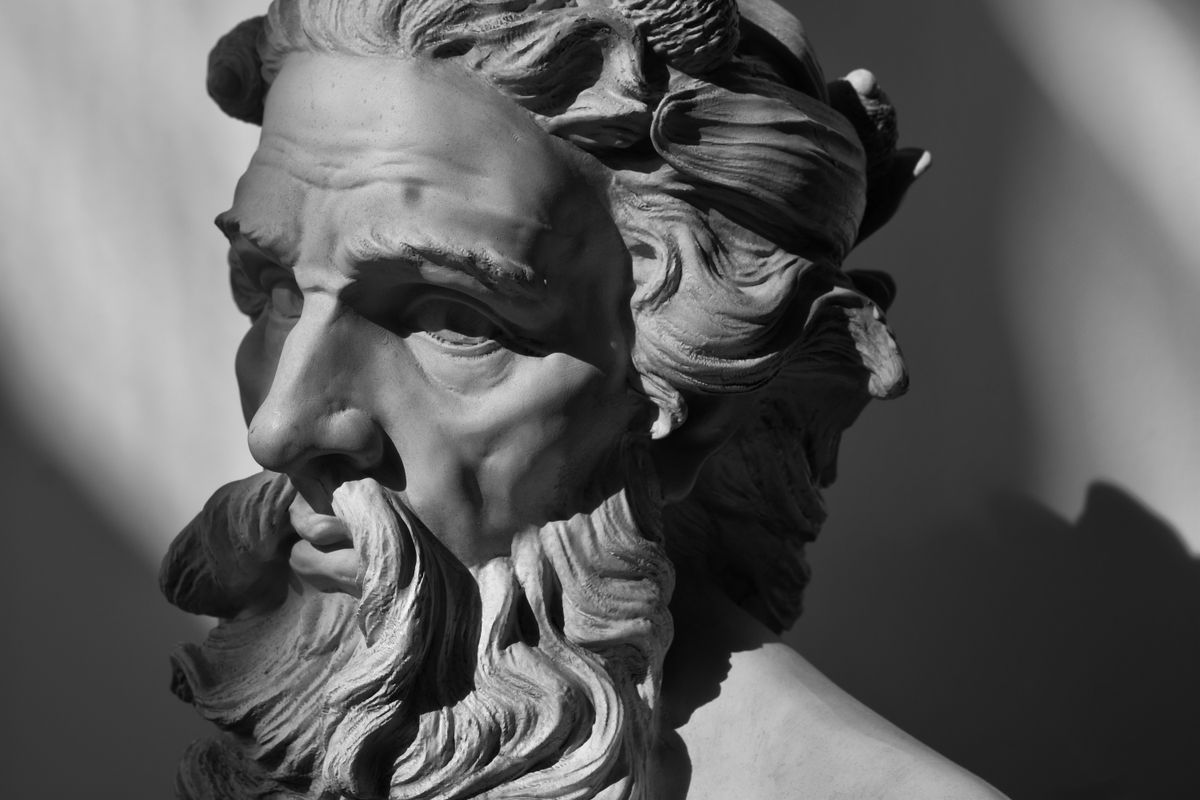 Classical Marble-Style Bust