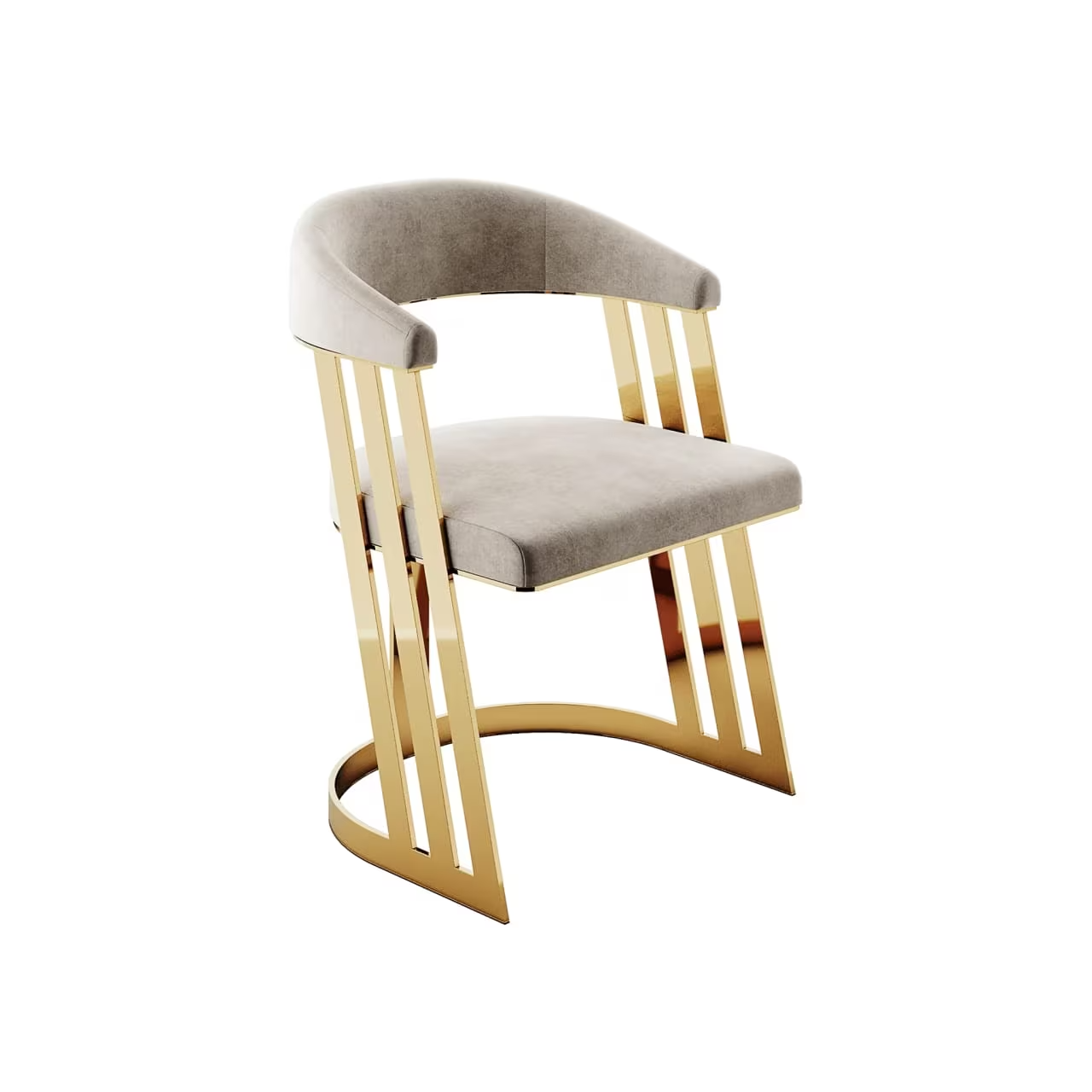 Gold Frame Accent Chair