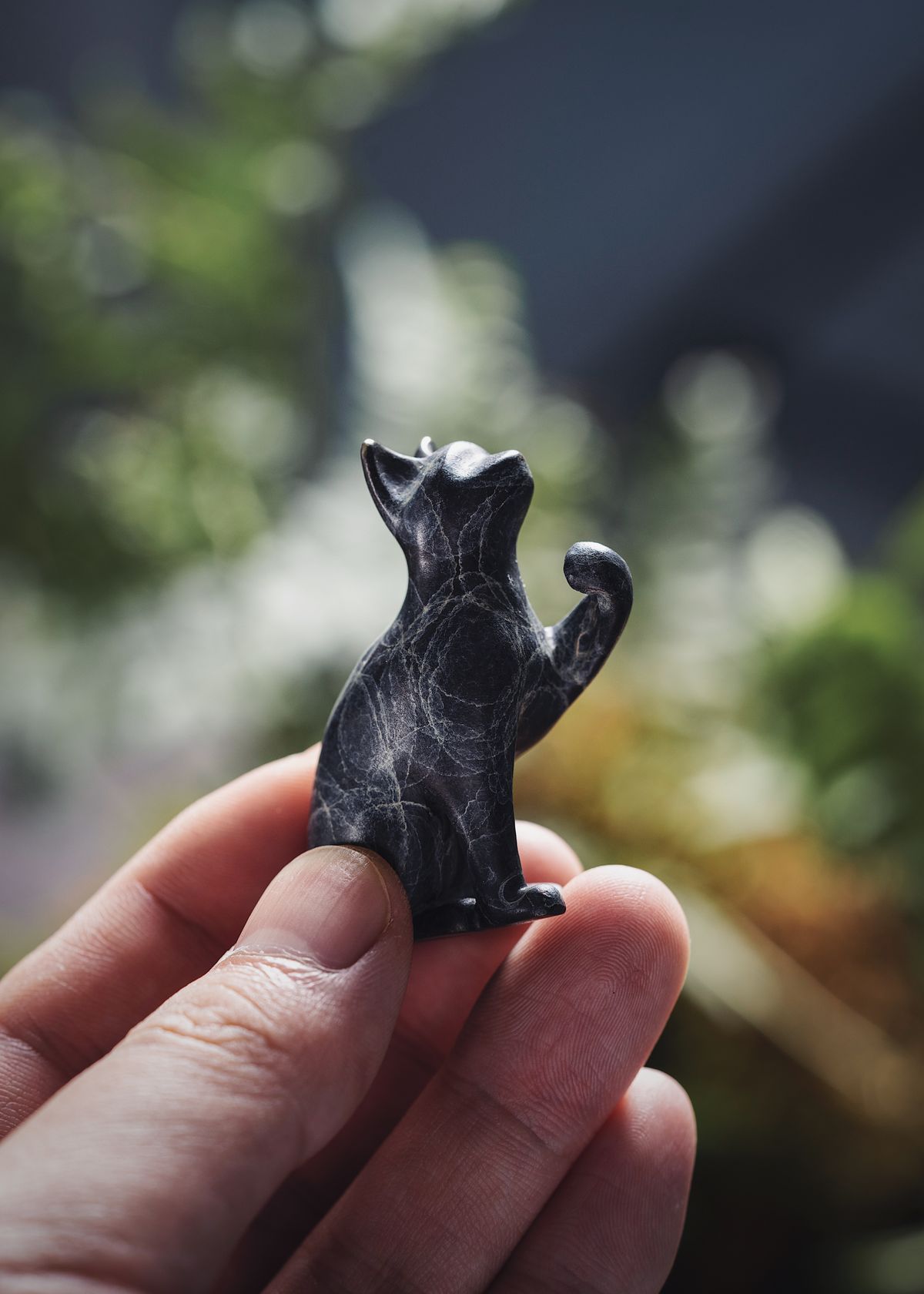 Handcrafted Cat Figurine